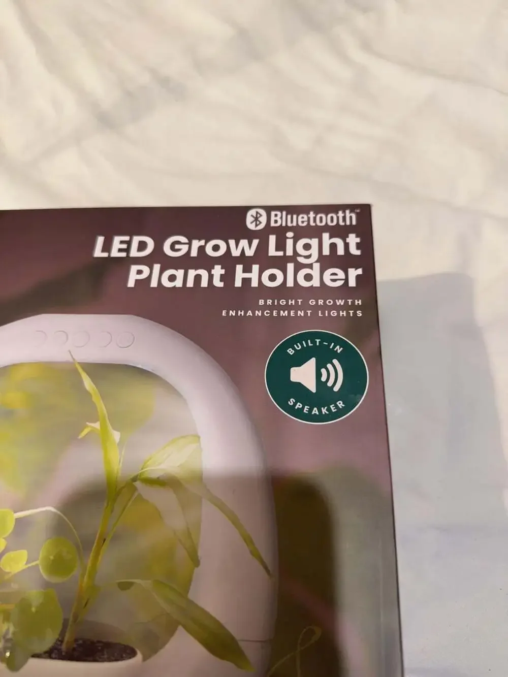 Cylo Liv Bluetooth LED Grow Light Plant Holder‎ with Built-in Speaker